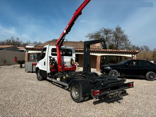 camion ampliroll IVECO Daily 35C15 Hook lift truck + crane