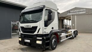 camion ampliroll IVECO STRALIS 420 6X2 ACC - multilift - 20t