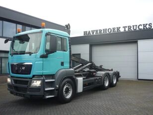 camion ampliroll MAN TGS 26.440 6x4 Hiab Hooklift possible with Atlas Crane container