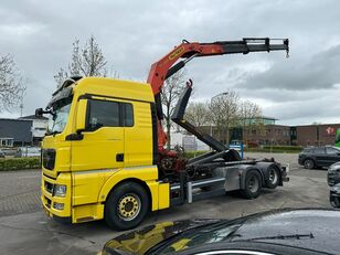 camion ampliroll MAN TGX 28.480 6X2 EURO 5 + PALFINGER PK23080 + REMOTE + HOOKLIFT