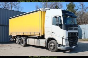 camion bâché Volvo FH 460, 6x2, BDF, EURO 6, 18 PALLETS, TAIL LIFT