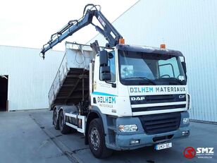 camion-benne DAF 85 CF 380 Hiab 200-3 No remote tractor-tipper