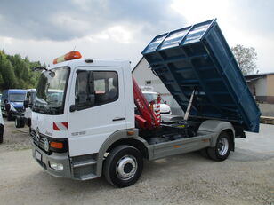 camion-benne Mercedes-Benz Mercedes Atego 1218 Dźwig HDS Kiper 3-stronny Fassi Żuraw