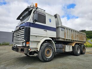 camion-benne Scania 1995 Scania R143HL6X22 tippbil