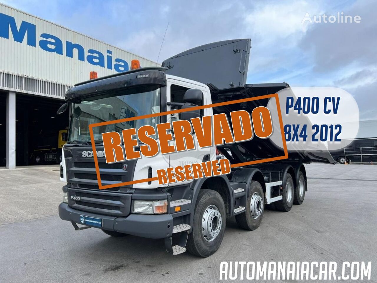 camion-benne Scania P400
