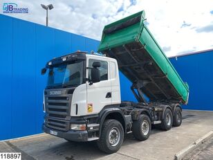 camion-benne Scania R 420 8x4, Retarder, Manual, Steel suspension