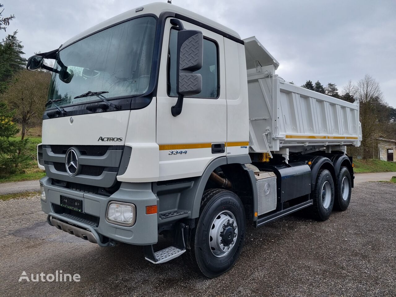 Camion Benne Mercedes Benz Actros 3344 6x6 S3 Euro5 Meiller Kipper à Vendre Slovaquie Krásna Ves 0731