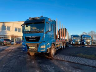camion forestier MAN TGX 26.500 6x4 Darus rönkszállító Palfinger Epsilon M12