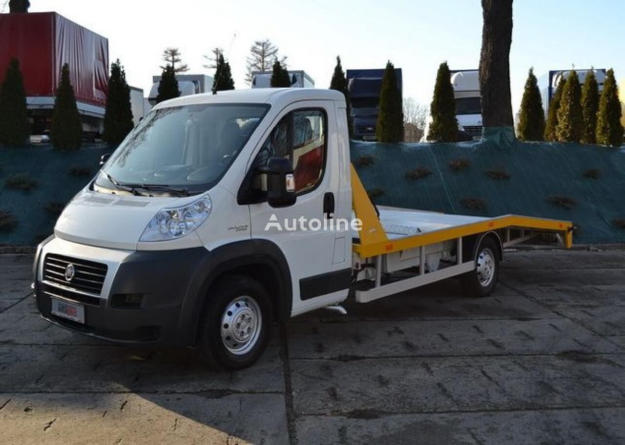 camion porte-voitures FIAT  DUCATO Járműszállító rámpával + csörlő