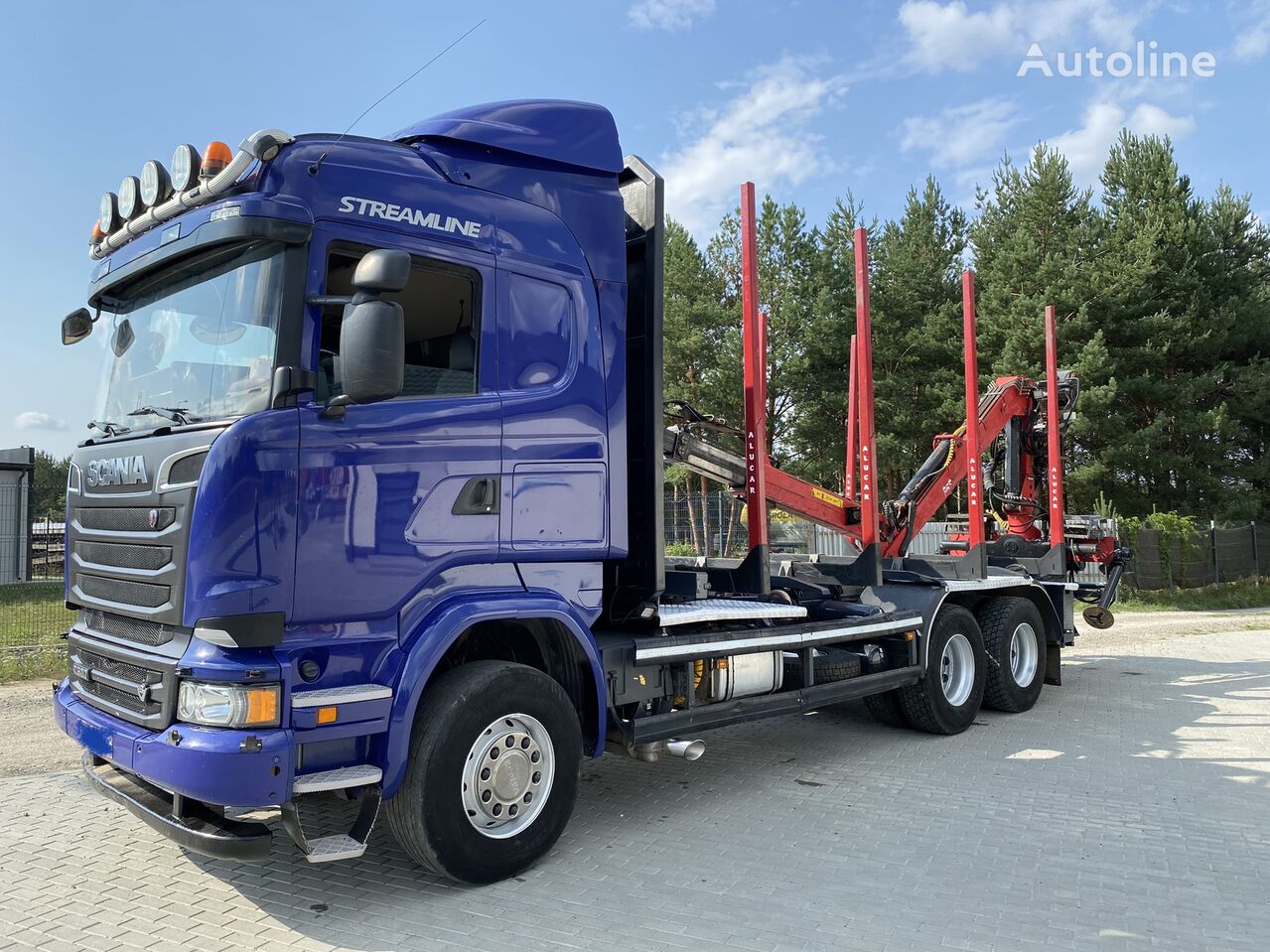 camion forestier Scania R520