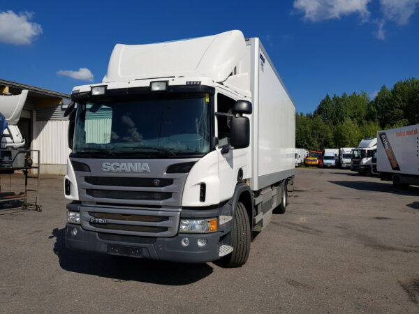 camion fourgon Scania P270 CNG