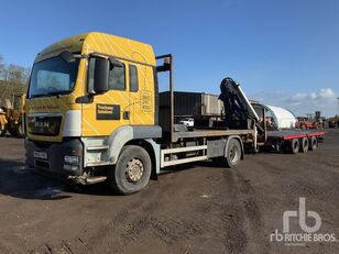 camion plate-forme MAN TGS 18.400 4x2 Sleeper Flatbed Truck with