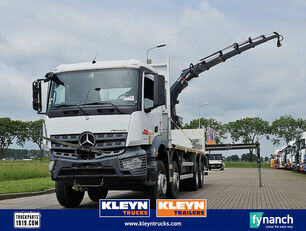 camion plate-forme Mercedes-Benz AROCS 3240 hiab228es5 endommagé