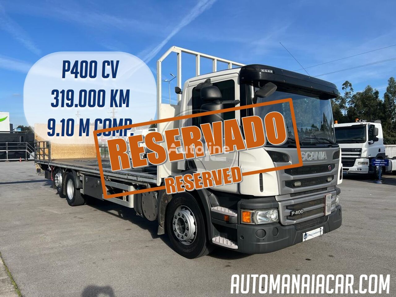 camion plate-forme Scania P400