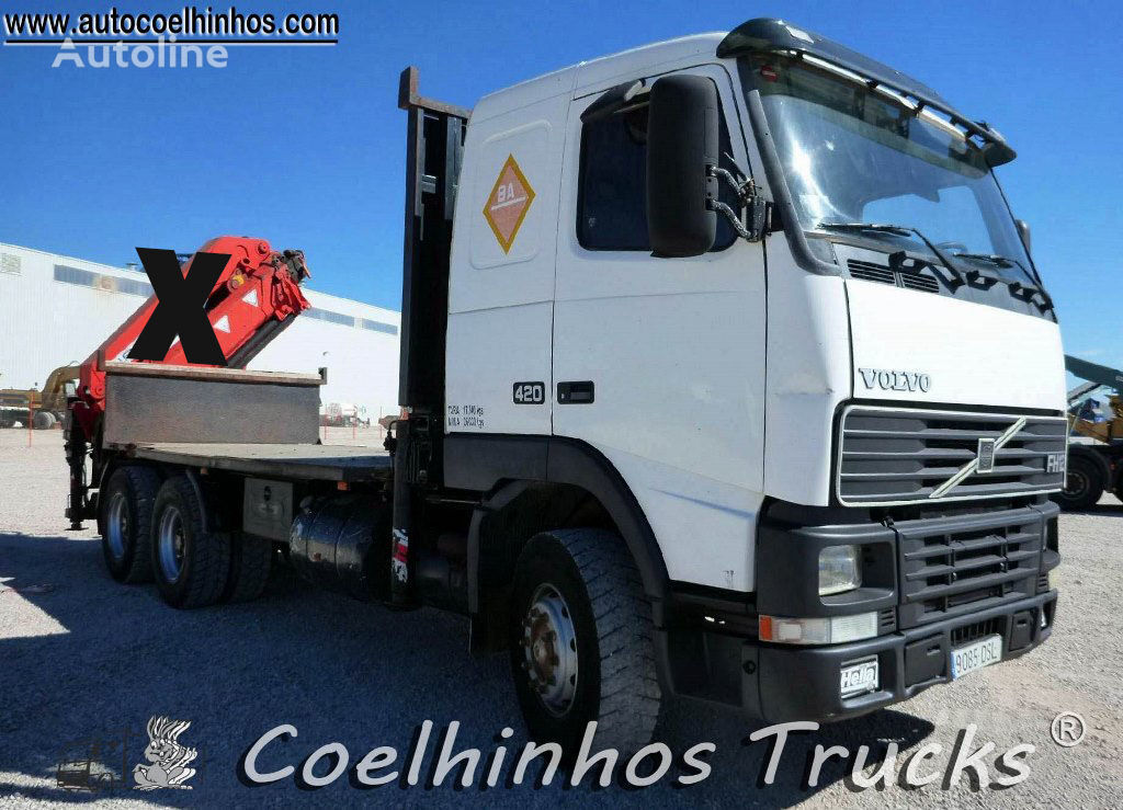camion plate-forme Volvo FH12 420