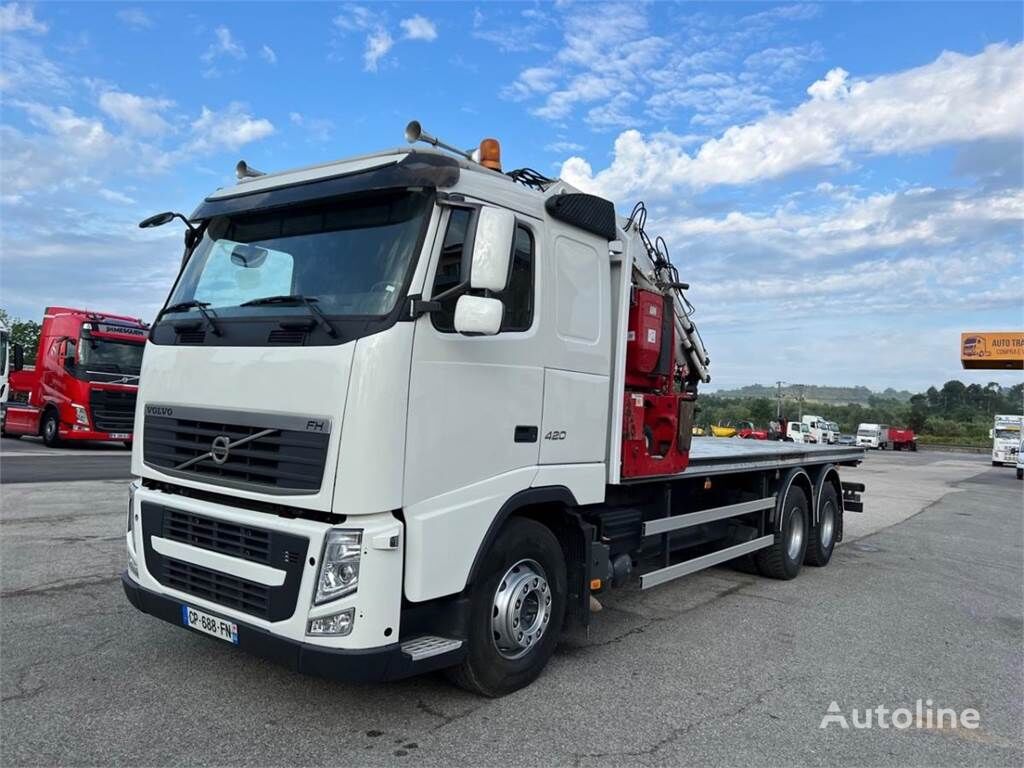 camion plate-forme Volvo FH13 420