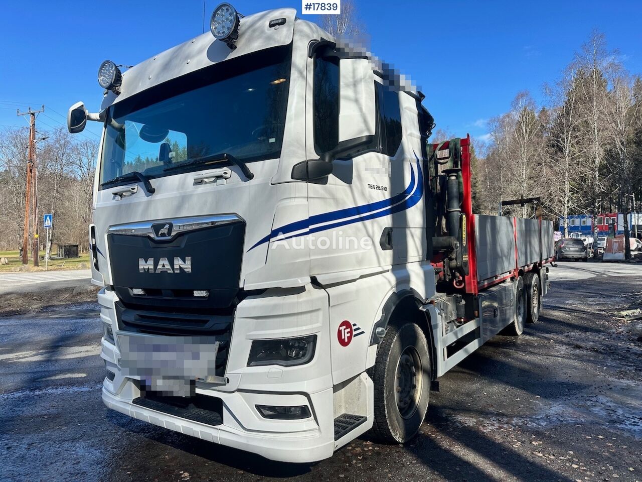 camion plateau MAN 2021 MAN TGX 26.510 Crane truck w/ 24 t/m Palfinger crane