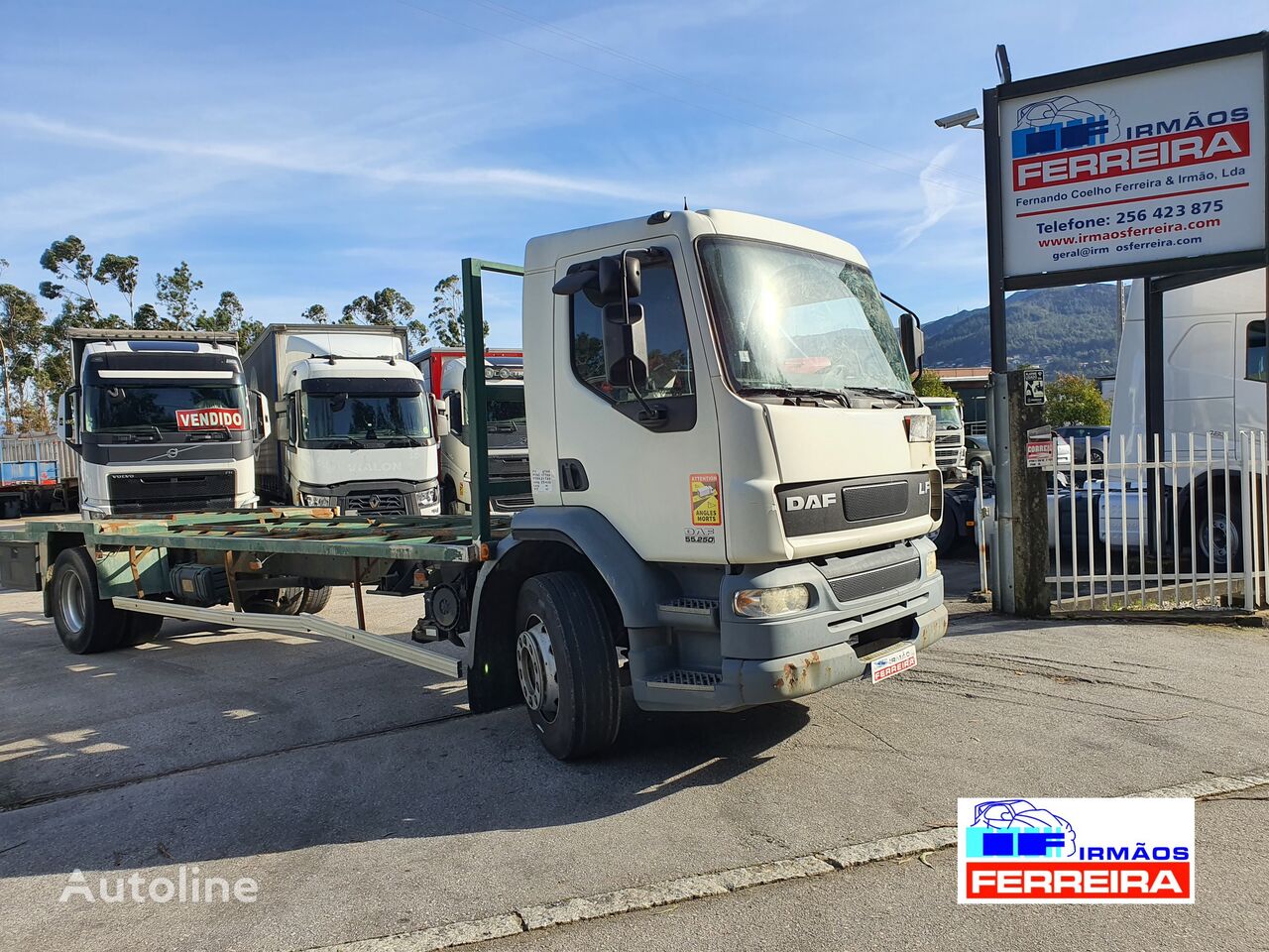 camion porte-conteneur DAF LF 55 250