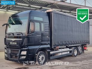 camion porte-conteneur MAN TGX 26.440 6X2 XXL 2x Tanks Retarder ACC Standklima Euro 6