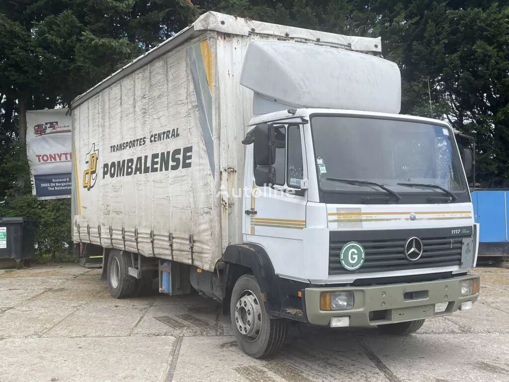 camion rideaux coulissants Mercedes-Benz 1117 4X2 BOX Spring/Spring Manual Gearbox