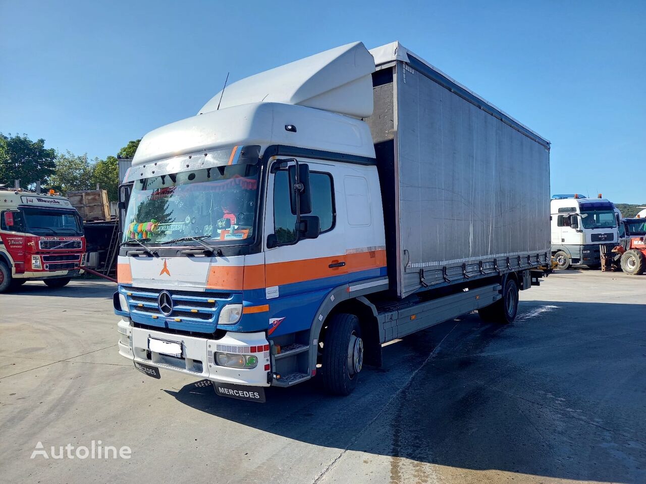 camion rideaux coulissants Mercedes-Benz Atego 1224