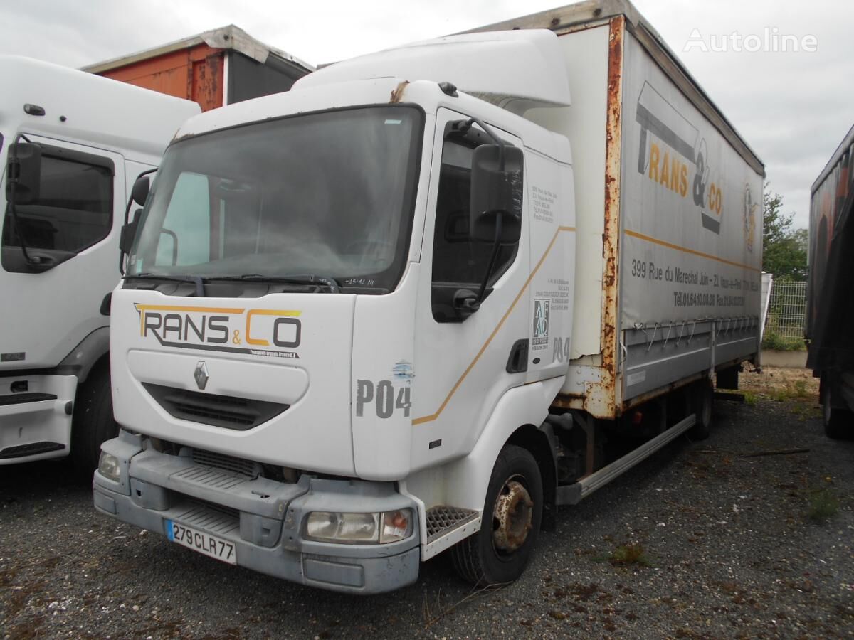 camion rideaux coulissants Renault Midlum 180