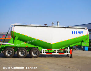citerne de ciment 3 Axle Dry Bulk Cement Tanker Trailer for Sale in Russia neuve