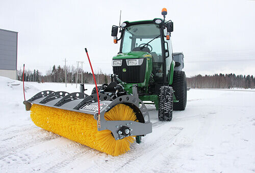 brosse de voirie Hilltip Sweeper 1500-2200 SPL/SL rotary broom designed for pickups, truc neuve