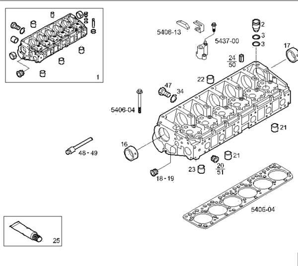 culasse Culata Iveco Stralis AS 440S48 504021866 pour camion IVECO Stralis AS 440S48