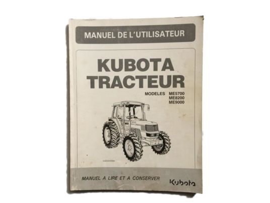 manuel d'utilisation LIVRET pour camion Kubota