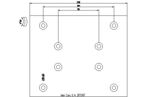 plaquette de frein Renault D415MM,187*220*18.5MM (1REM) TEXTAR pour camion Renault MAGNUM AE385/420/520 01.93-