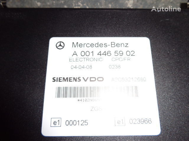 unité de commande Mercedes-Benz Actros, Atego, Axor MP2, MP3, MP4, FR parameter control unit EDC pour tracteur routier Mercedes-Benz Actros, Atego, Axor