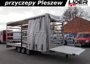 remorque rideaux coulissants Lider lider-trailers LT-087 przyczepa 620x220x240cm, firana dwustronna neuve