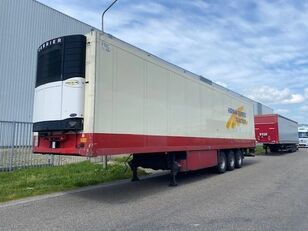 semi-remorque frigorifique Schmitz Cargobull SKO24 met goed werkende carrier vector koelmotor, 3 asser luchtv