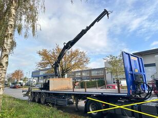 semi-remorque plateau Fruehauf MET HIAB 122E-3 REMOTE CONTROLE, 2014