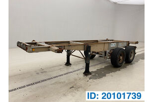 semi-remorque porte-conteneurs Fruehauf Skelet 20 ft