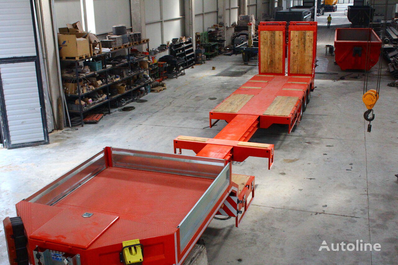 semi-remorque porte-engins Emirsan Immediate Delivery From Stock EXTENDABLE PLATFORM - STEERING AXL neuf