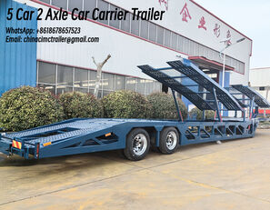 semi-remorque porte-voitures 5 Car 2 Axle Car Carrier Trailer for Sale in Tanzania neuf