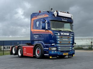 tracteur routier Scania R520 SHOW TRUCK, SPECIAL INTERIOR, FULL AIR!