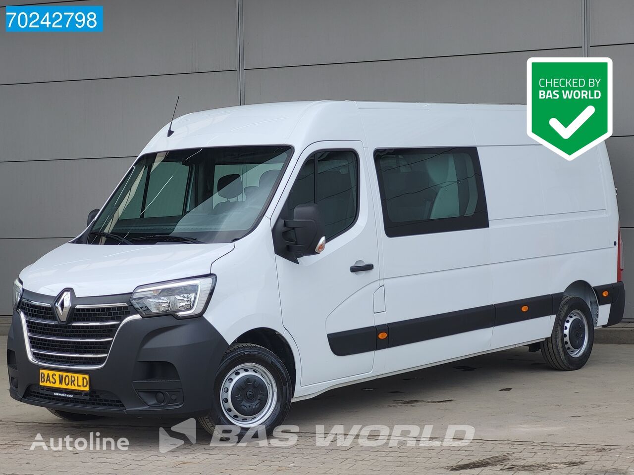 fourgonnette Renault Master 135PK L3H2 Dubbel Cabine Trekhaak Navi Camera Airco Cruis