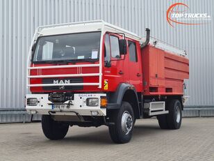 camion de pompiers MAN 18.280 4x4- 7.000 ltr water - 200 ltr Foam - Brandweer, Feuerweh