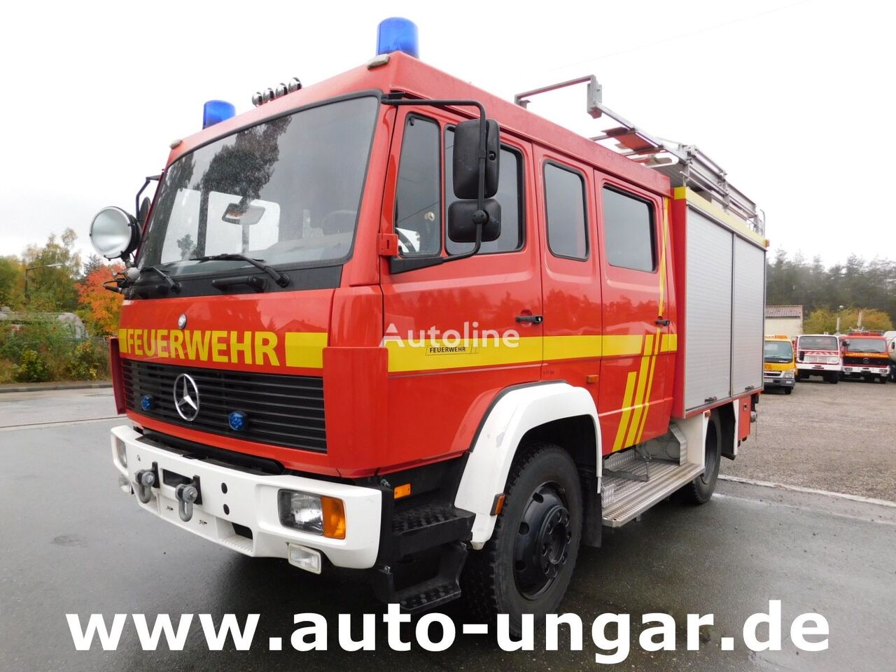 camion de pompiers Mercedes-Benz 917AK LF8/6 4x4 allrad