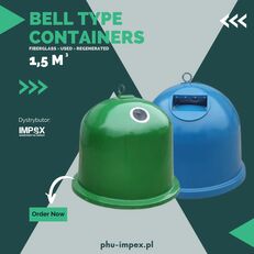conteneur à déchets Containers - BELL TYPE 1,5 m3 (fiberglass)